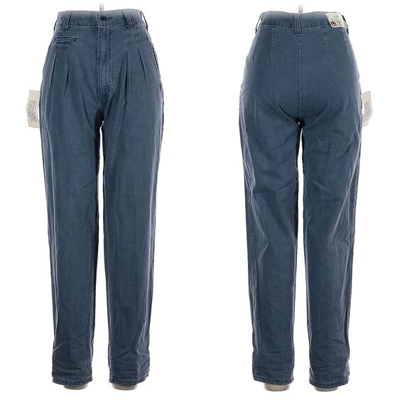 NWT Vintage 90s Avon Denim Trousers High Rise Mom Jeans Deadstock Size 9 - Picture 1 of 10